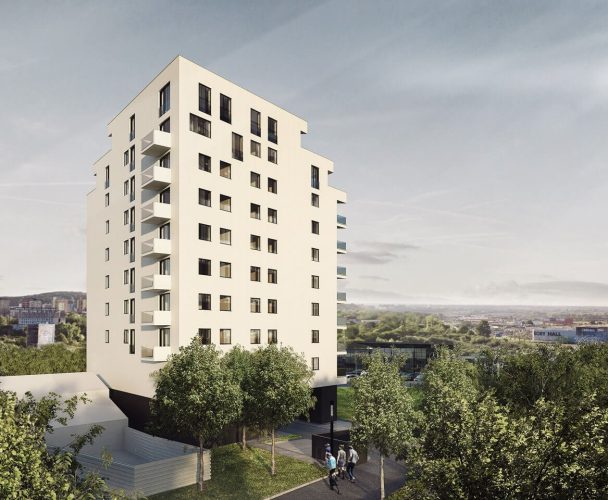 Residential high-rise landmark on the northern edge of Lamač - фото 2
