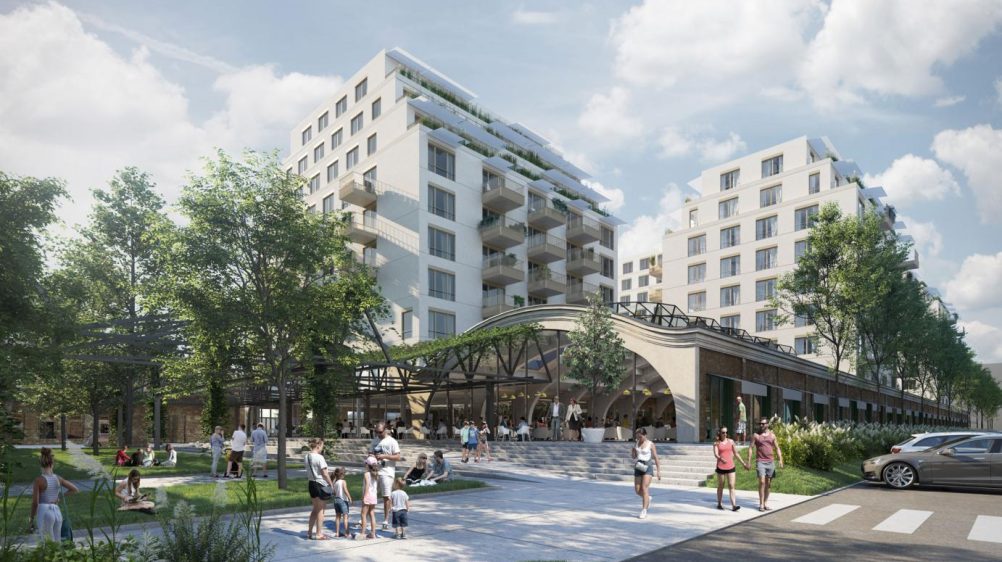 Polyfunctional complex Matador in Bratislava, modern design, Petržalka - фото 7