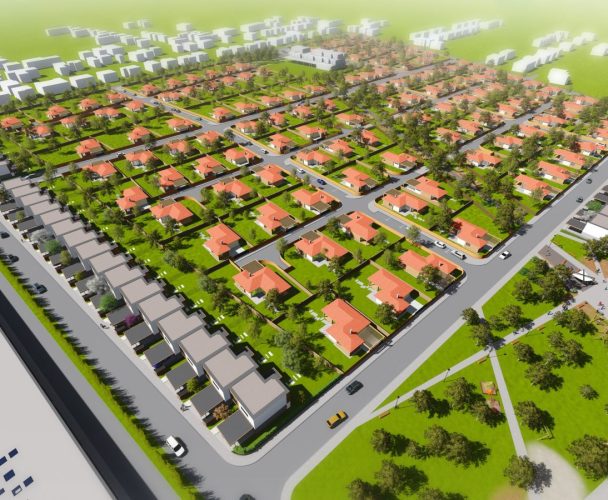Проект квартала семейных домов и retail park в Podunajské Biskupice - фото 1