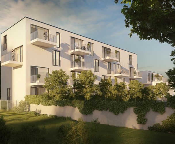 Residential project with villa house and recessed building Vrakune - фото 2