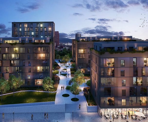 Residential project from architectural competition, Račianskej ulice - фото 1