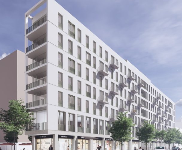 Residential project from architectural competition, Račianskej ulice - фото 11