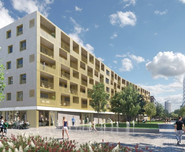 Residential project from architectural competition, Račianskej ulice - фото 14