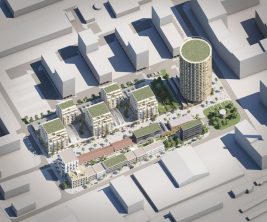 Polyfunctional complex Matador in Bratislava, modern design, Petržalka - фото 20
