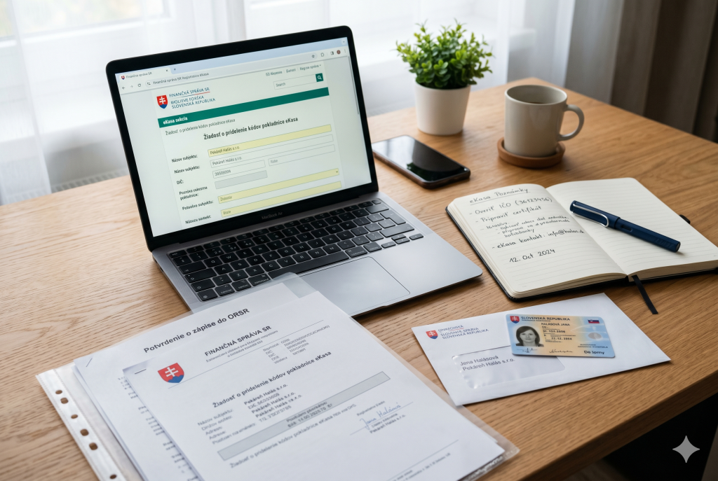 Документы для подачи заявки на eKasa в Словакии